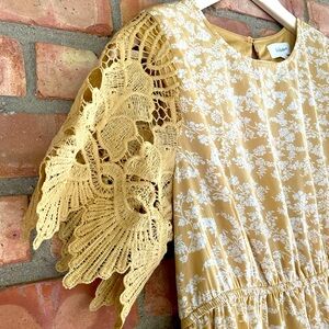 Bohme Dress Floral Yellow